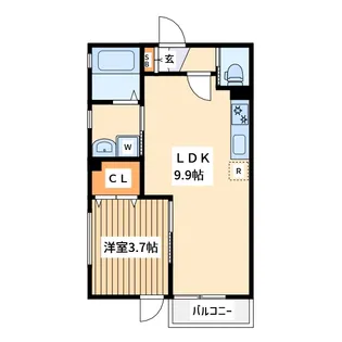 アールマンション【3階】の間取り