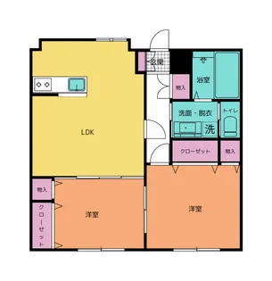アンシャトー【3階】の間取り