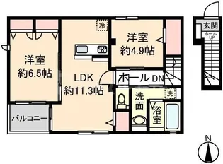 Maison Claire【2階】の間取り