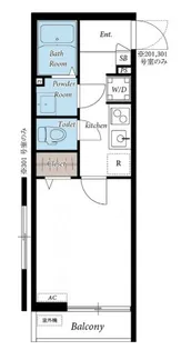 千葉県船橋市本中山3【マンション】の間取り