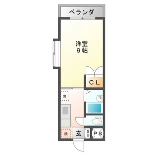 ガーデンコート古川【3階】の間取り