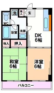 東京都国分寺市東恋ヶ窪3【マンション】の間取り
