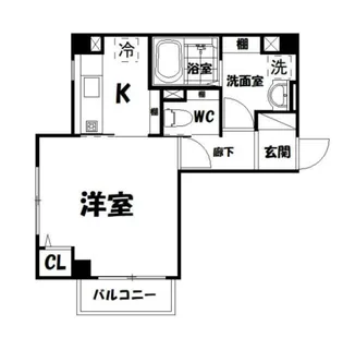 プラザ四天王【6階】の間取り