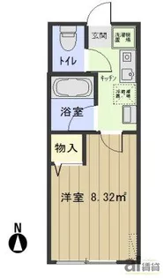 東京都清瀬市中里1【アパート】の間取り