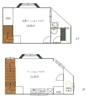 中嶋ビル【3階】の間取り