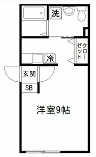 東京都墨田区吾妻橋2【マンション】の間取り