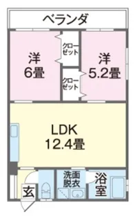 根差部一番館(RHH)【4階】の間取り