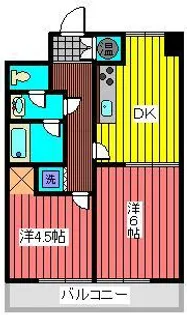 パルシティ駒込【4階】の間取り