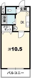 ププレ富田橋【5階】の間取り