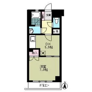 BI CASTLE NAKANO【1階】の間取り