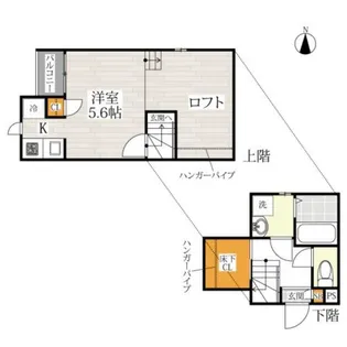 CB鳥栖ラポール【2階】の間取り
