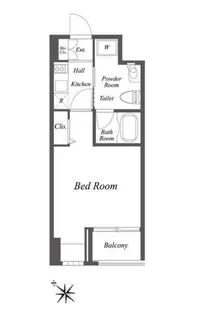 ニューシティアパートメンツ新川II【6階】の間取り