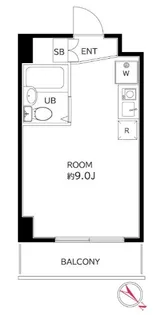 押上パークスクエア【2階】の間取り