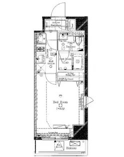 東京都江東区高橋【マンション】の間取り
