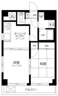 クレアパーク野方【3階】の間取り