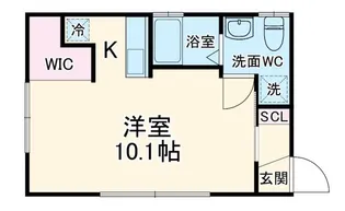 ル・シエル・ブルー【2階】の間取り