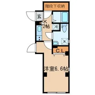 東京都江東区千田【マンション】の間取り
