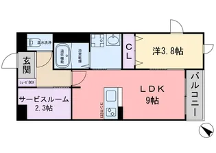 LIFEFIELD伊都【1階】の間取り