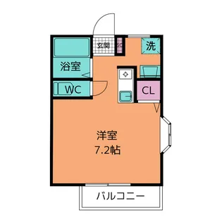 ハイツールナー【1階】の間取り