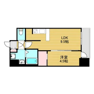 スプランディッド新大阪5【5階】の間取り
