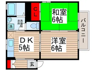 チェリーヒルズコート【1階】の間取り