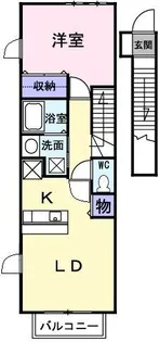 メゾンアルモニー【2階】の間取り