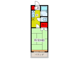高木ハイツ【2階】の間取り