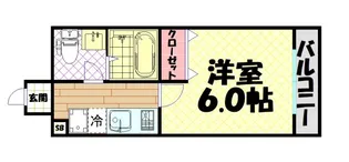アドバンス難波ノエル【3階】の間取り