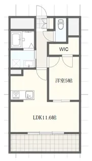 白山ヒルズ【6階】の間取り
