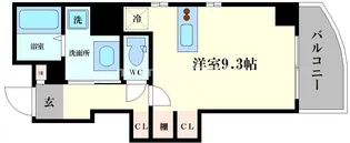 セレーノ新町【6階】の間取り