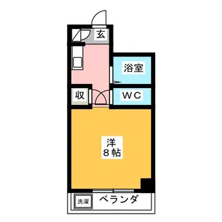 小野寺ハイツ【1階】の間取り