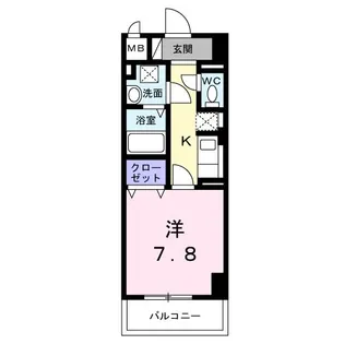 サンライズ 江平中町【1階】の間取り