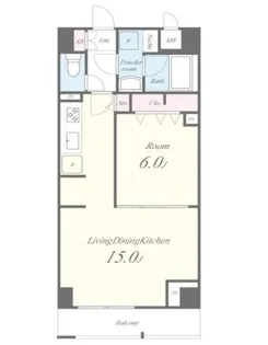 JPT RESIDENCE【6階】の間取り