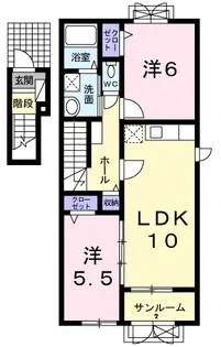 ハイマート・シュロス【2階】の間取り