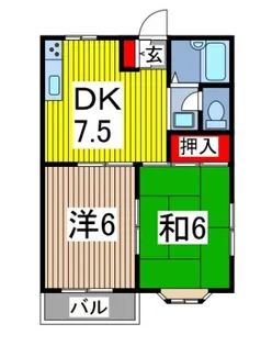 クレストF2【2階】の間取り