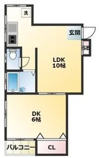 則竹ビルディング【5階】の間取り