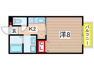 パセオ・高橋【1階】の間取り