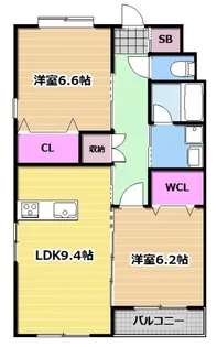 Noble life 吹上【1階】の間取り