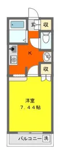 アーバンコート野口【2階】の間取り