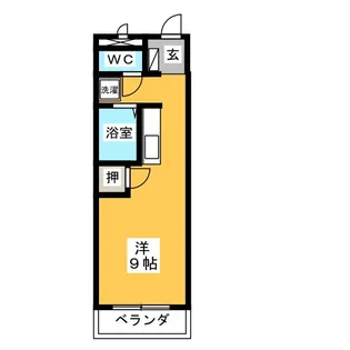 リバータウン美濃I【3階】の間取り