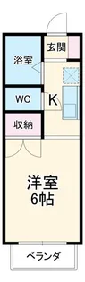 アネックス六軒屋【2階】の間取り
