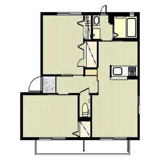 クレール鷺沼A【1階】の間取り