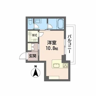 ユーグレイス東島田【4階】の間取り