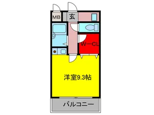 カサモラ-ダ船場【2階】の間取り