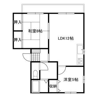 シプレスブレイン【1階】の間取り
