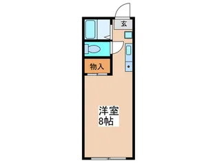 レディースマンション甲田【3階】の間取り