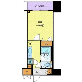 東京蒲田Square Tower【15階】の間取り
