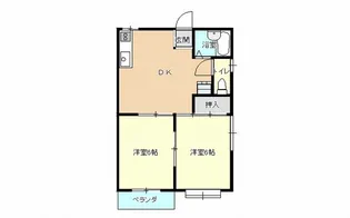 トヨウラ921A【1階】の間取り