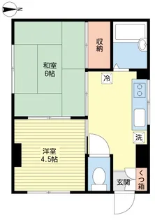 スリーSK大内【1階】の間取り
