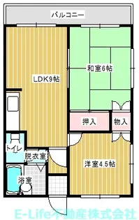シャトレー新地【2階】の間取り